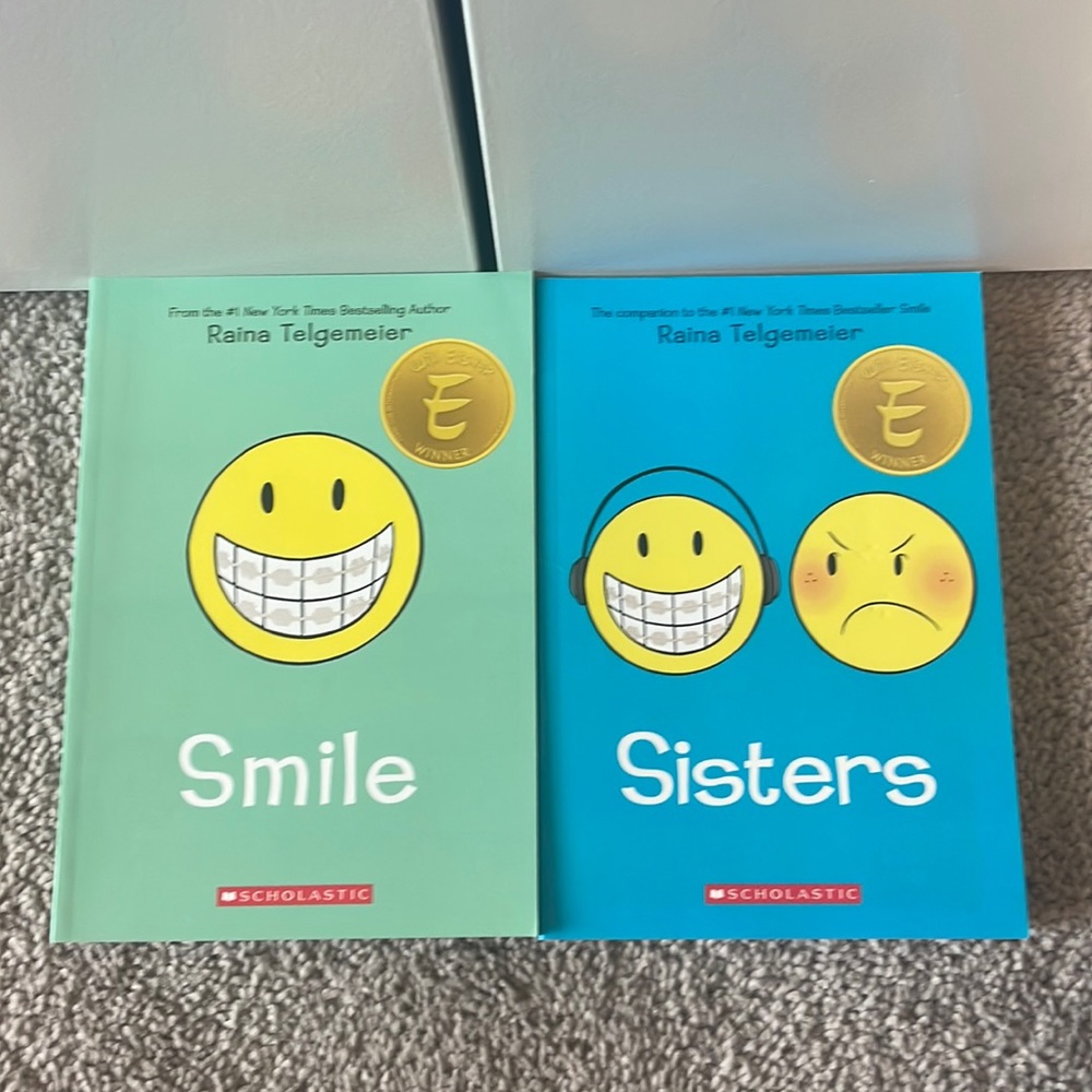 Smile and sisters book pair